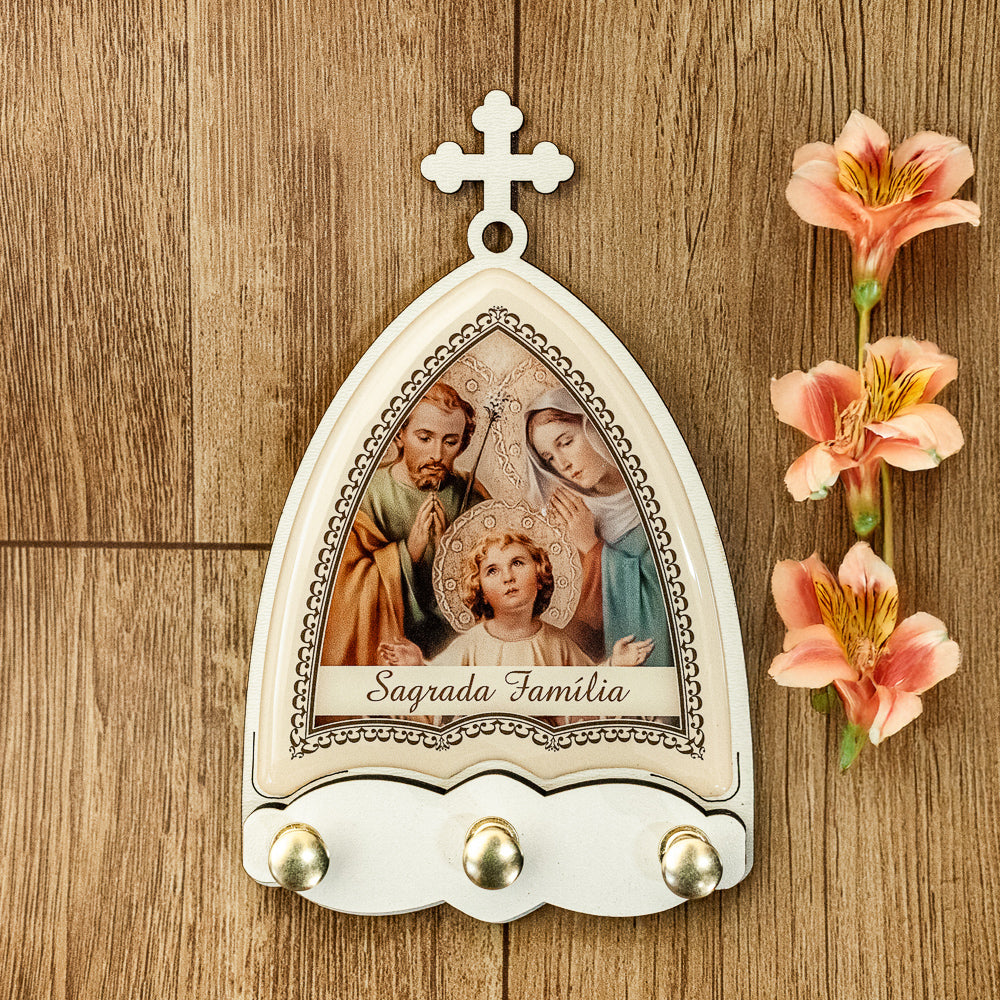 Porta Chaves Mini Capela Sagrada Familia