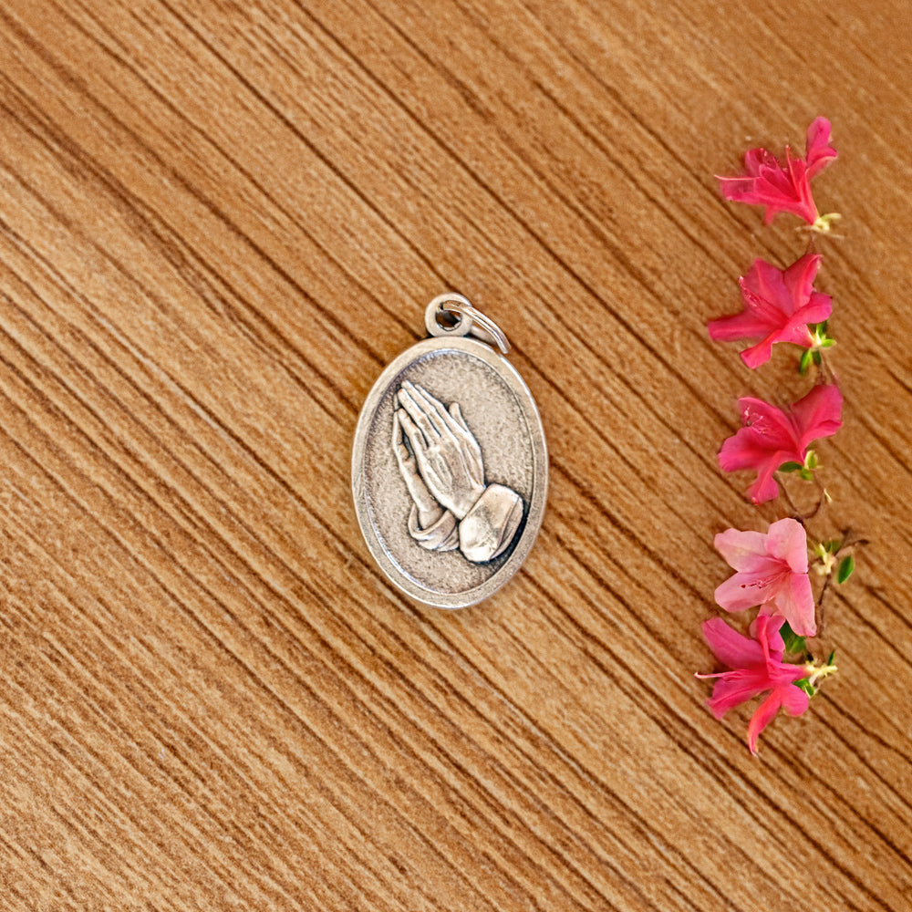 Medalha São Gabriel e Mãos - Italiana