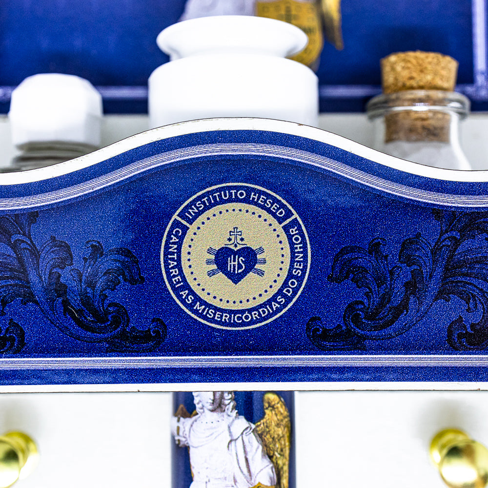 Porta Chave com Kit Sal, Água e Óleo - São Miguel Glorioso - Hesed