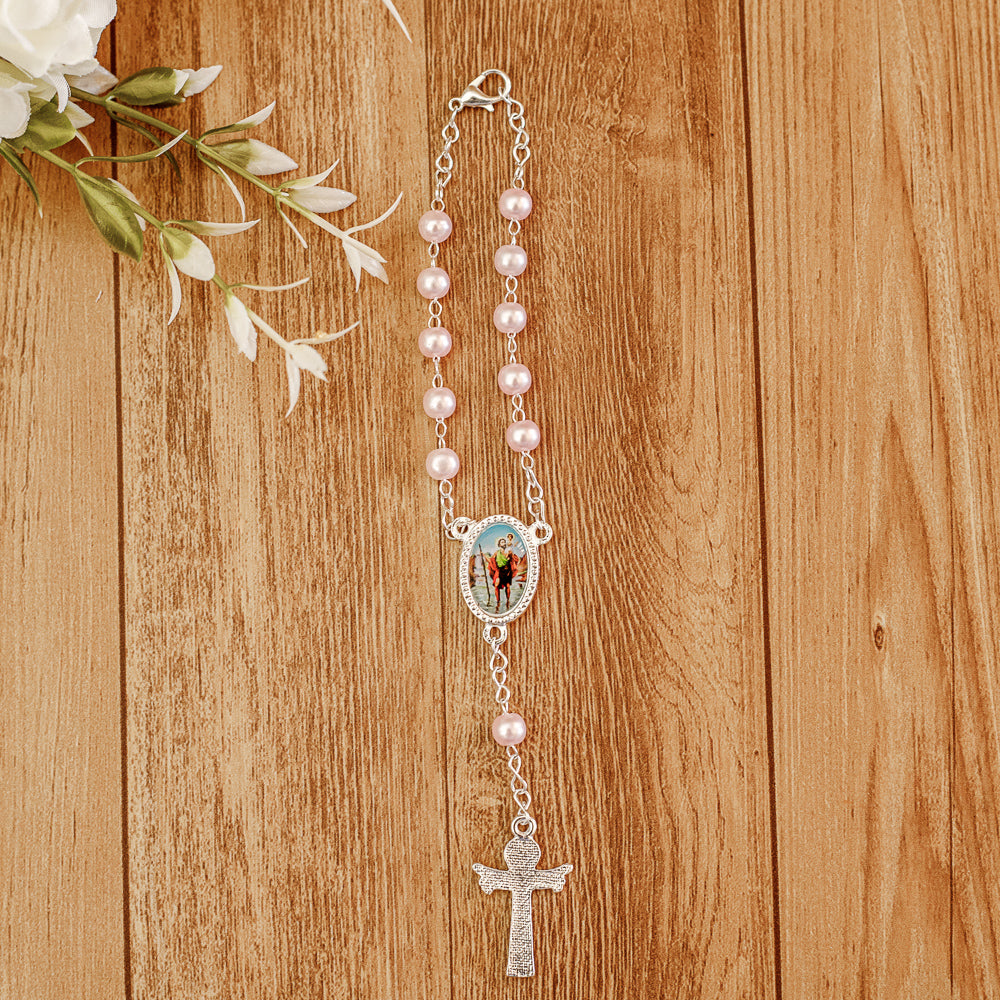 Dezena Carro Pérola Rosa Santa Teresinha