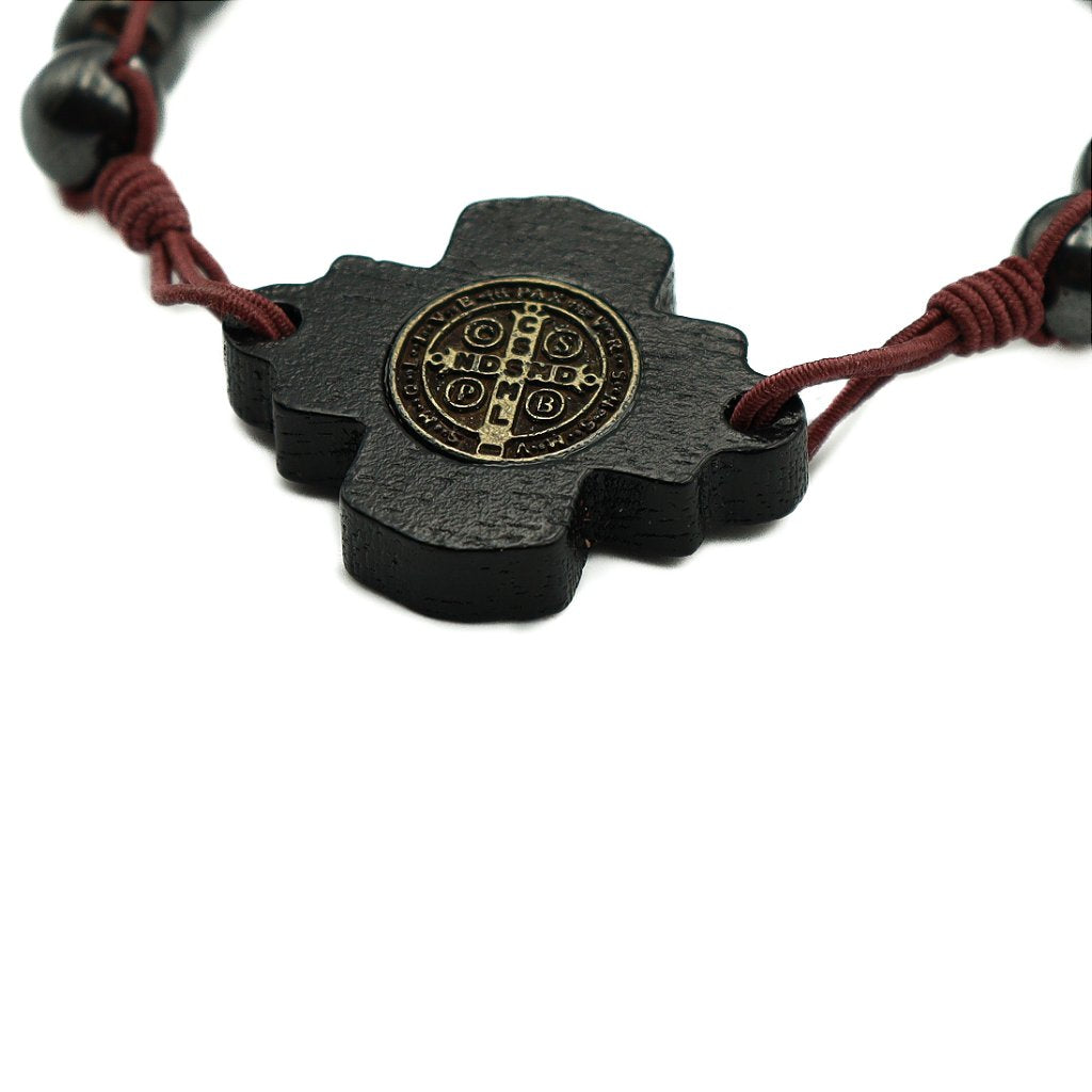 Pulseira Hematita trançada São Bento