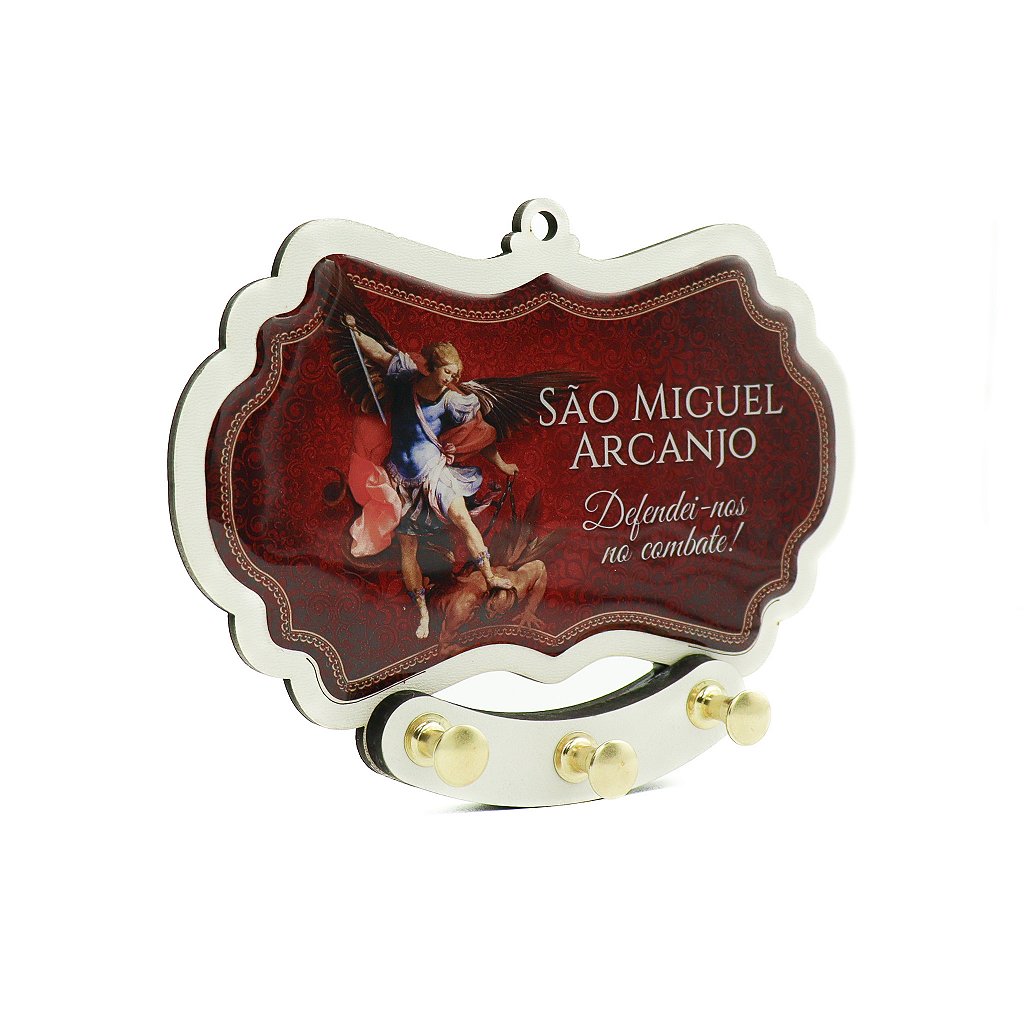 Porta chaves - São Miguel 3 pinos