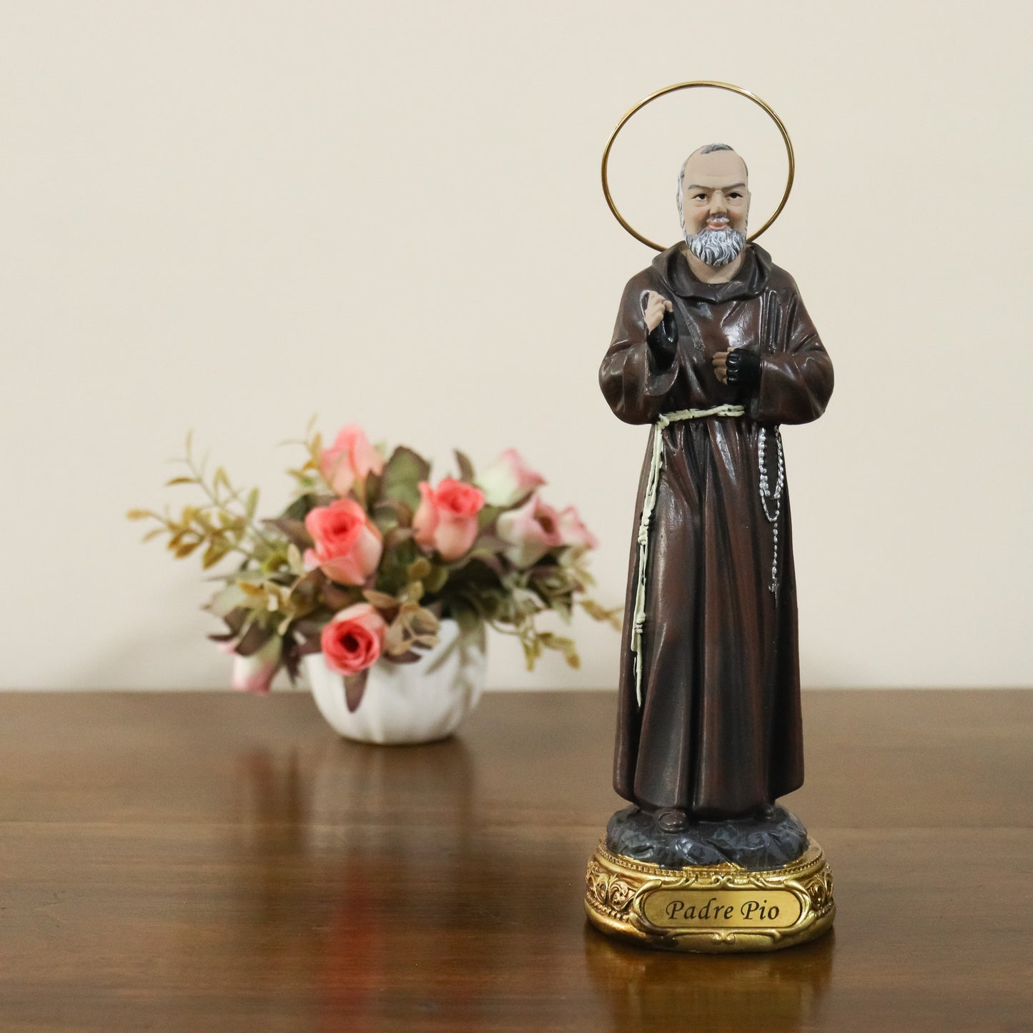 Imagem Padre Pio 20 cm (Linha EURO) resina