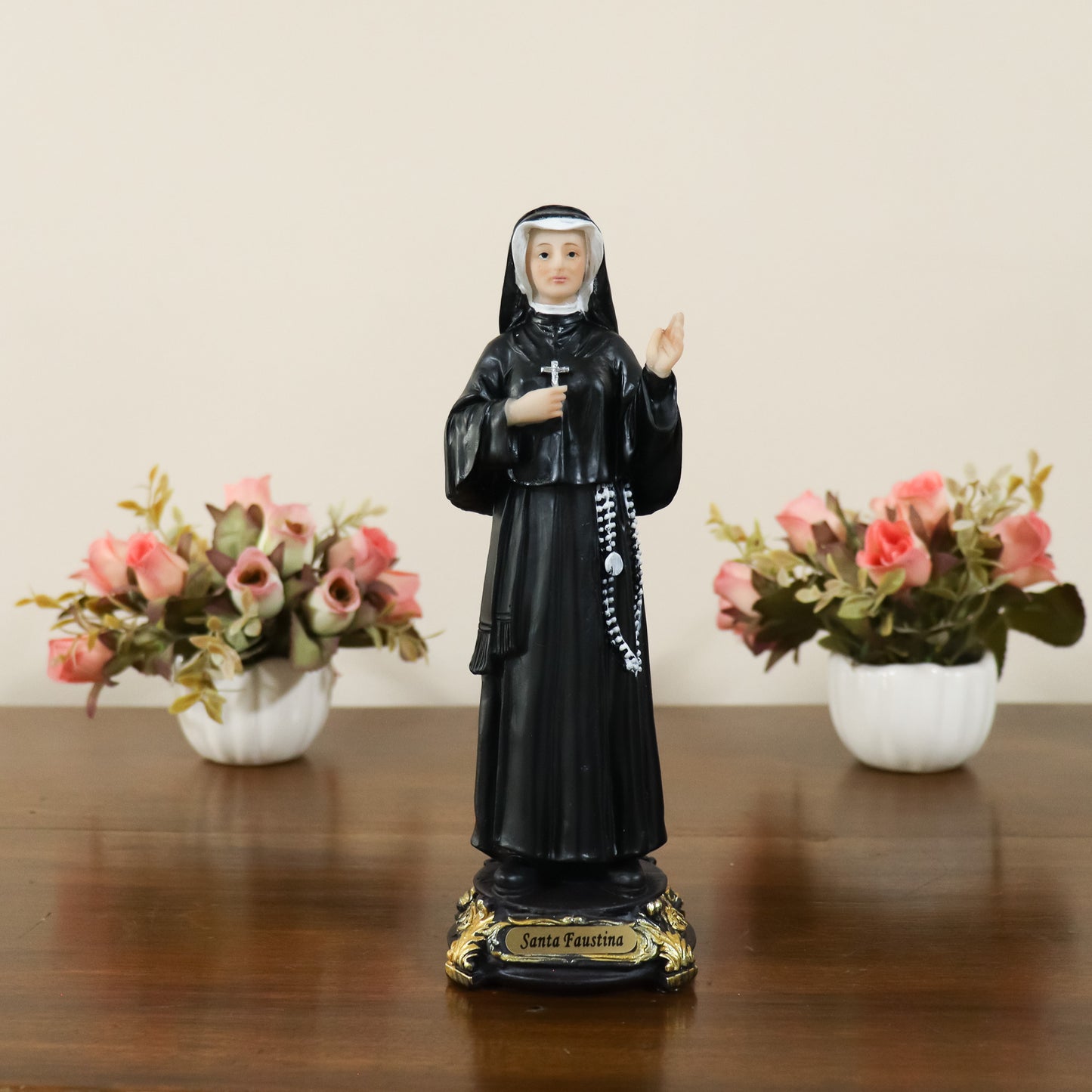 Imagem Santa Faustina 20cm