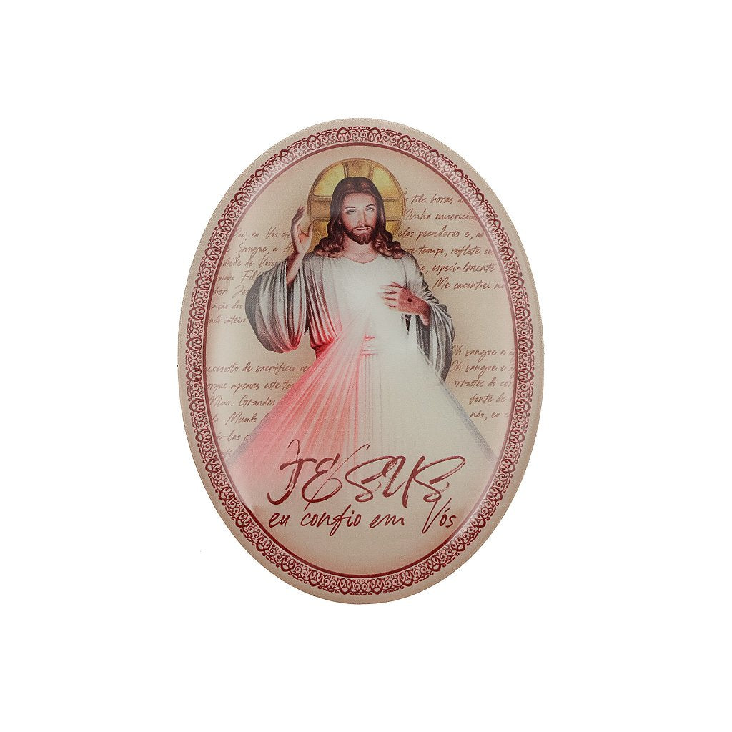 Adesivo Para Carro Jesus eu confio em Vós