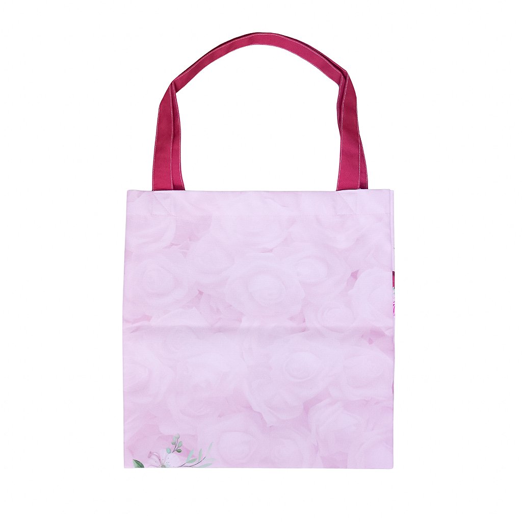 Bolsa Ecobag Santa Teresinha Rosa