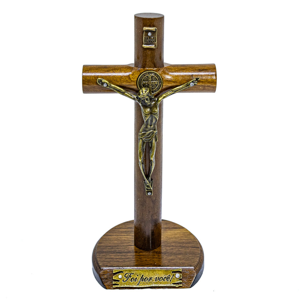 Cruz 17 cm - Pedestal Redondo