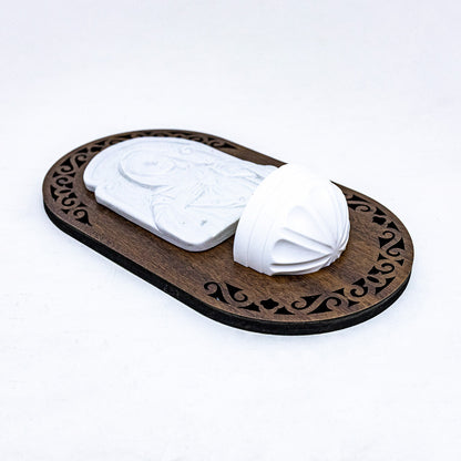 Pia Água Benta Devocional - Imaculado Coração de Maria