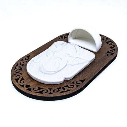 Pia Água Benta Devocional - Imaculado Coração de Maria