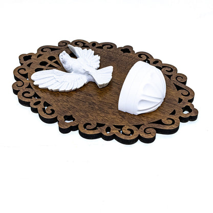 Pia para Água Benta Devocional - Espírito Santo