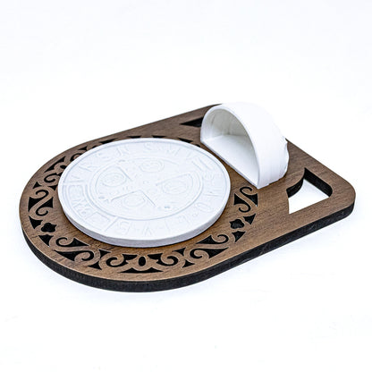 Pia para Água Benta Devocional - São Bento