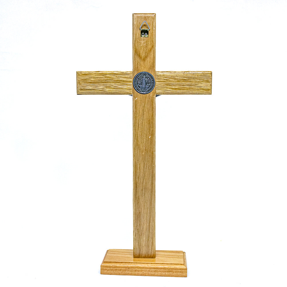 Cruz de Mesa 36 cm - Prata Velha
