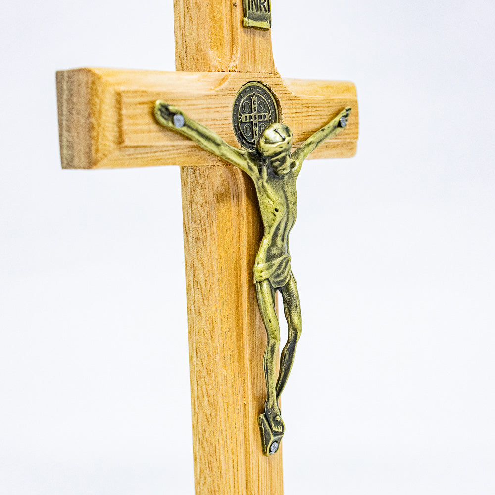 Cruz de Mesa 36 cm - Ouro Velho