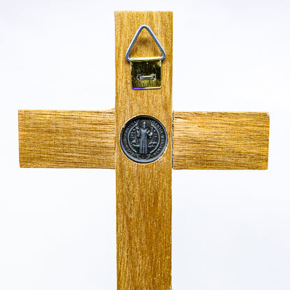 Cruz de Mesa 12 cm - Prata Velha