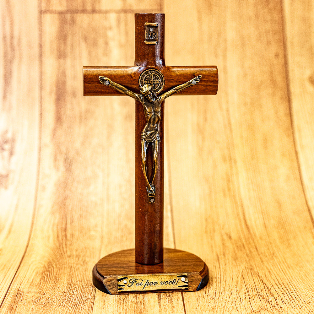 Cruz Pedestal Redondo 12cm