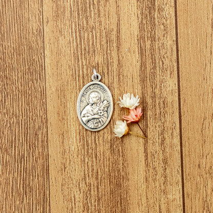 Medalha Santa Maria Goretti e Mãos - Italiana