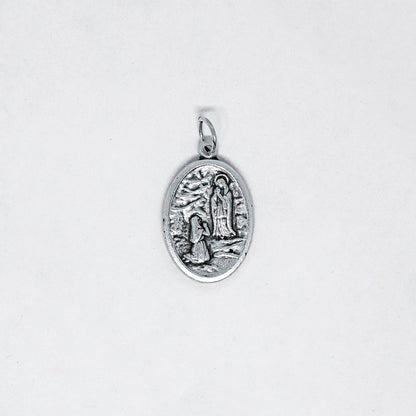 Medalha Santa Bernadete e Nossa Senhora de Lourdes - Italiana