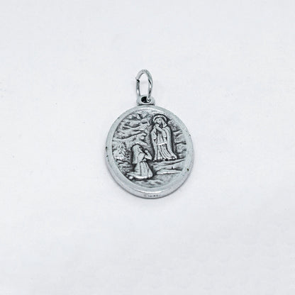 Medalha Santa Bernadete e Nossa Senhora de Lourdes - Italiana
