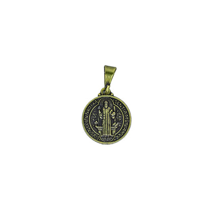 Medalha São Bento 20 mm - Ouro Velho