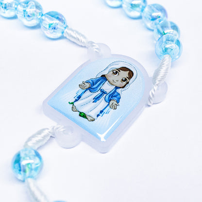 Terço Bolsinha Manto Infantil - Nossa Senhora das Graças