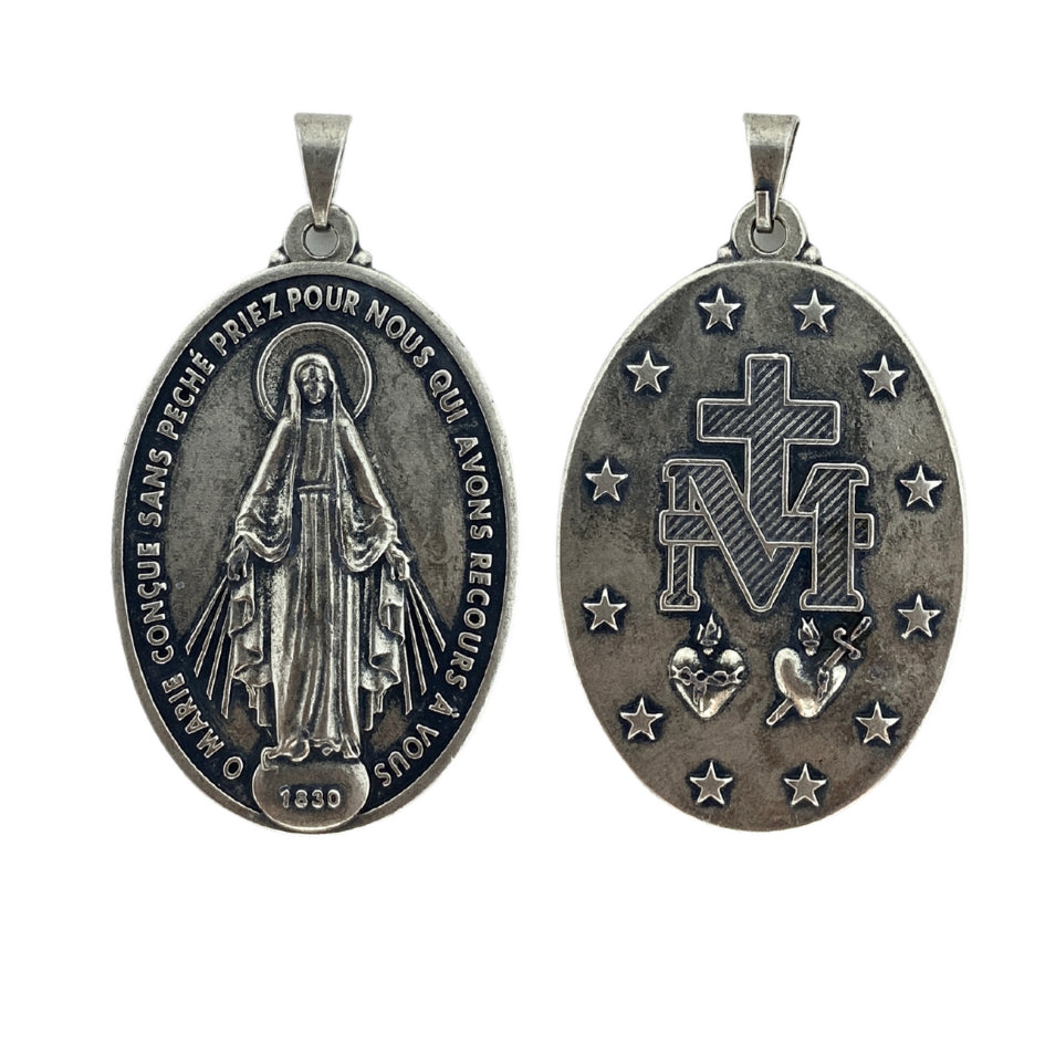 Medalha Milagrosa 39 mm Níquel