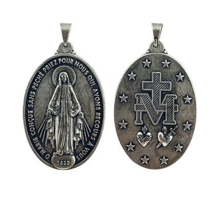 Medalha Milagrosa 39 mm Níquel
