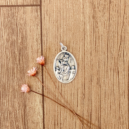 Medalha Nossa Senhora do Rosário de Pompeia 2mm - Italiana