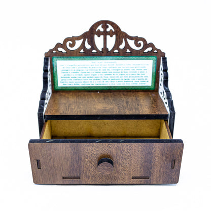 Oratório com Gaveta em MDF - São José Dormindo