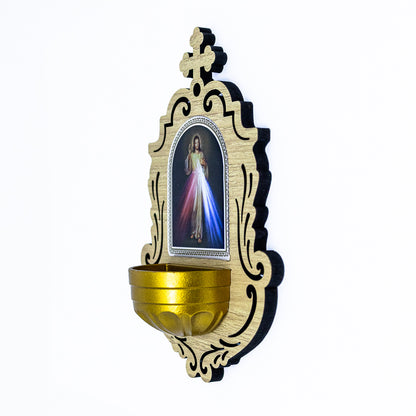 Pia de Água Benta - Jesus Misericordioso