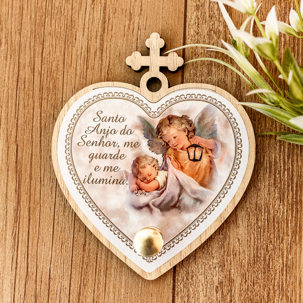 Porta Terço Coração - Santo Anjo da Guarda