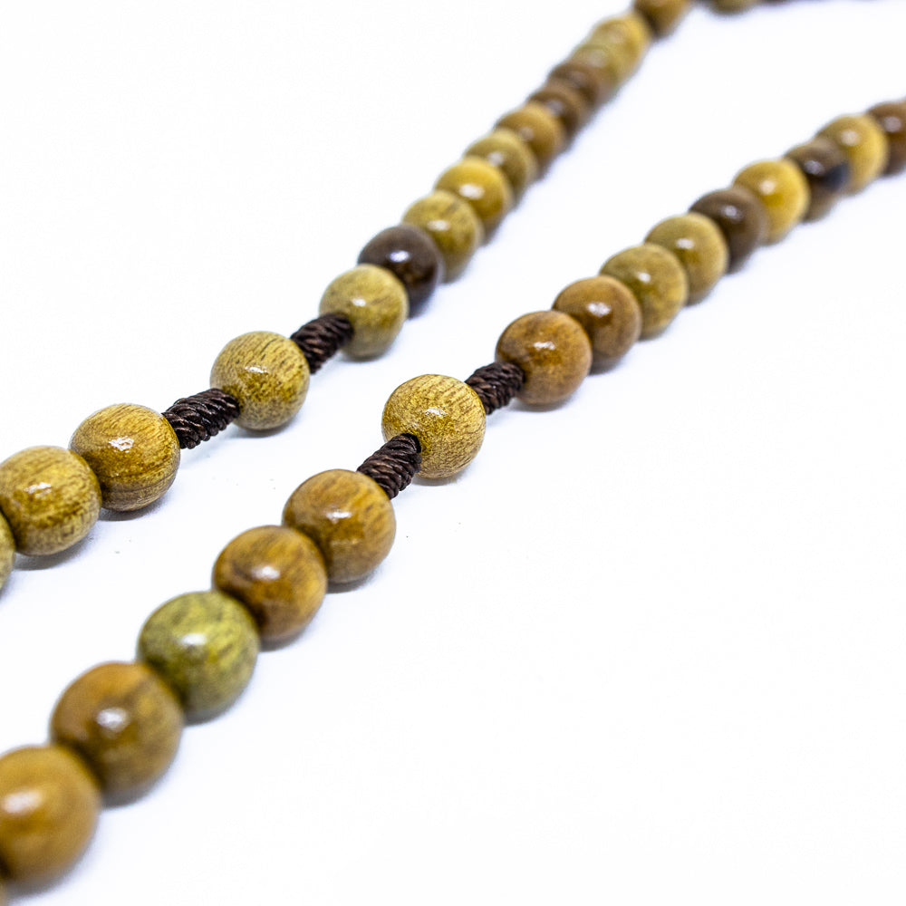 Terço 8mm Madeira - Nossa Senhora das Graças