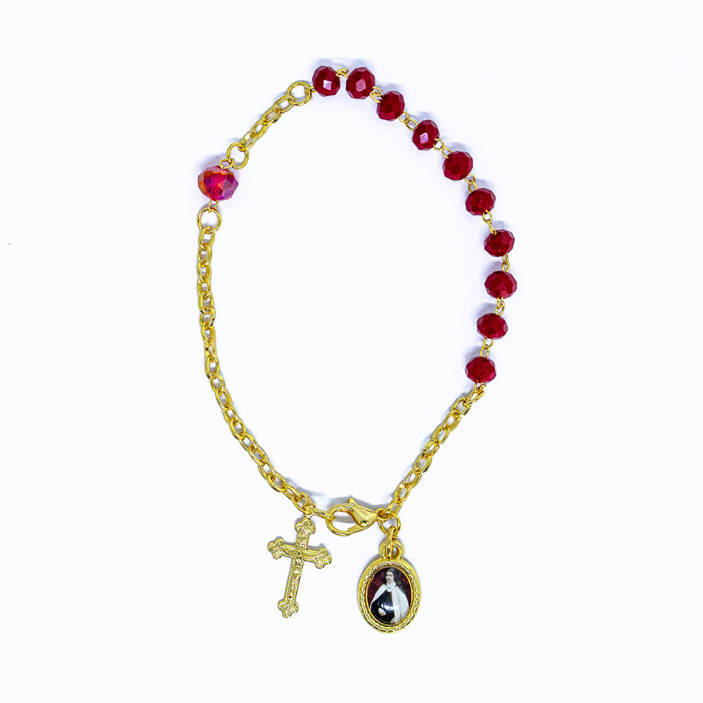 Pulseira Cristal Santa Teresinha