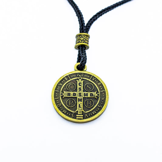 Cordão Medalha de São Bento Ouro Velho