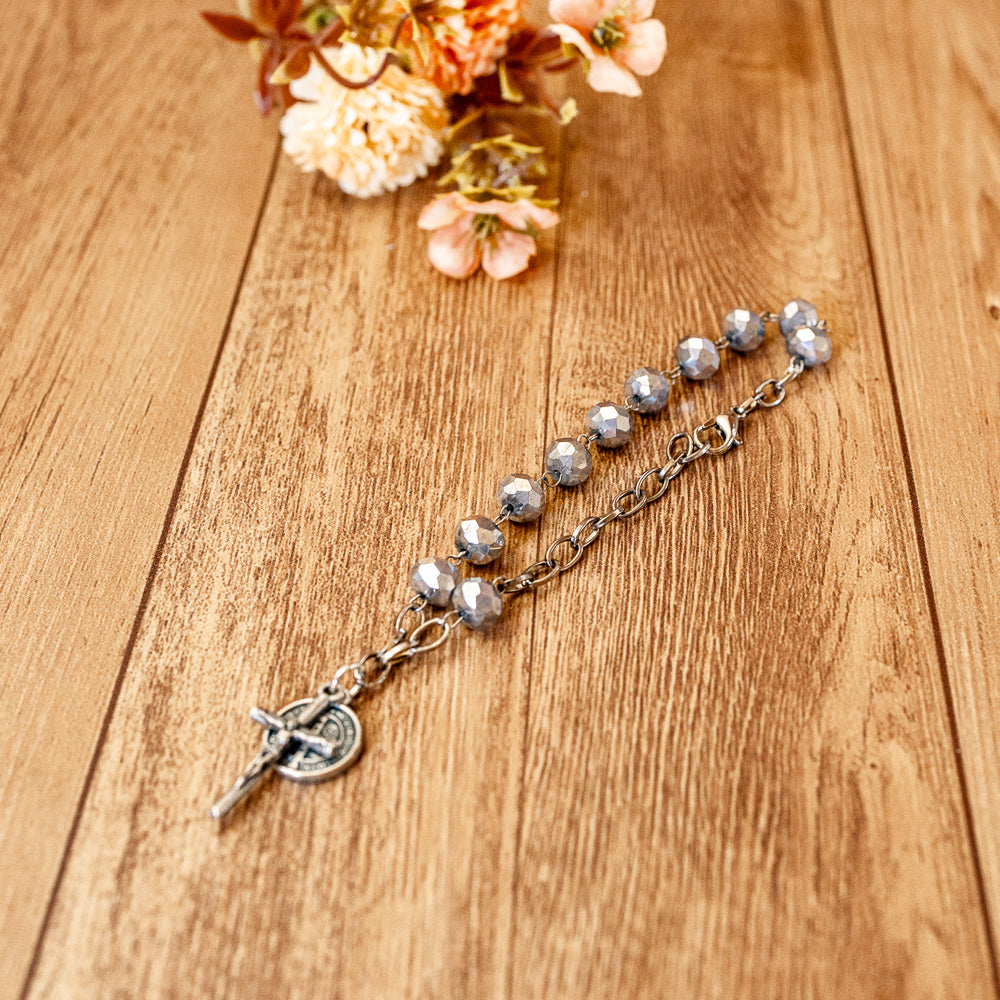 Pulseira Cristal 8mm São Bento