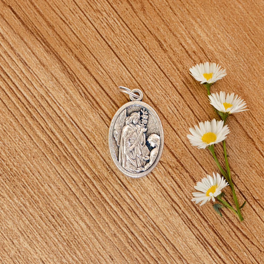 Medalha São Gabriel e Mãos -  Italiana