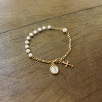 Pulseira Cristal - Nossa Senhora de Fátima