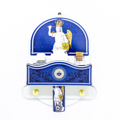 Porta Chave com Kit Sal, Água e Óleo - São Miguel Glorioso - Hesed