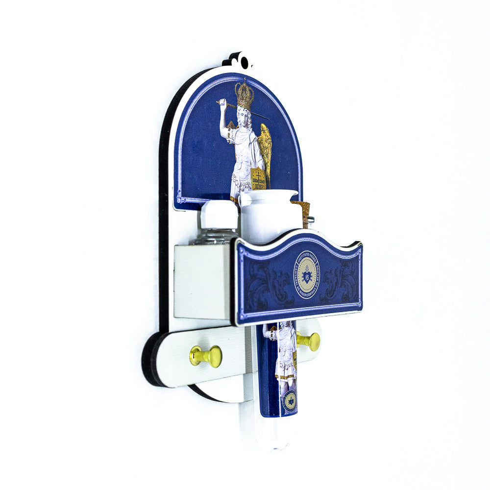 Porta Chave com Kit Sal, Água e Óleo - São Miguel Glorioso - Hesed