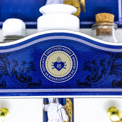 Porta Chave com Kit Sal, Água e Óleo - São Miguel Glorioso - Hesed