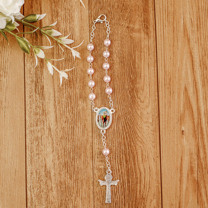 Dezena Carro Pérola Rosa Santa Teresinha