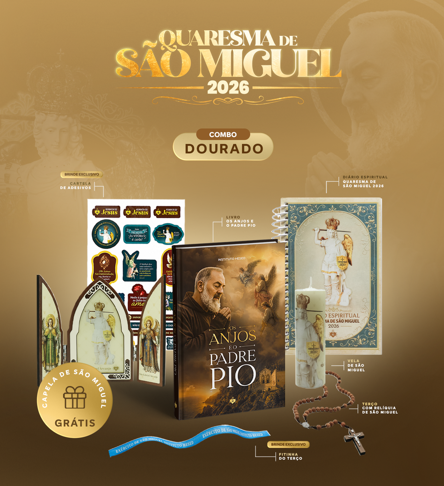 COMBO DOURADO | Quaresma de São Miguel 2026 - HESED