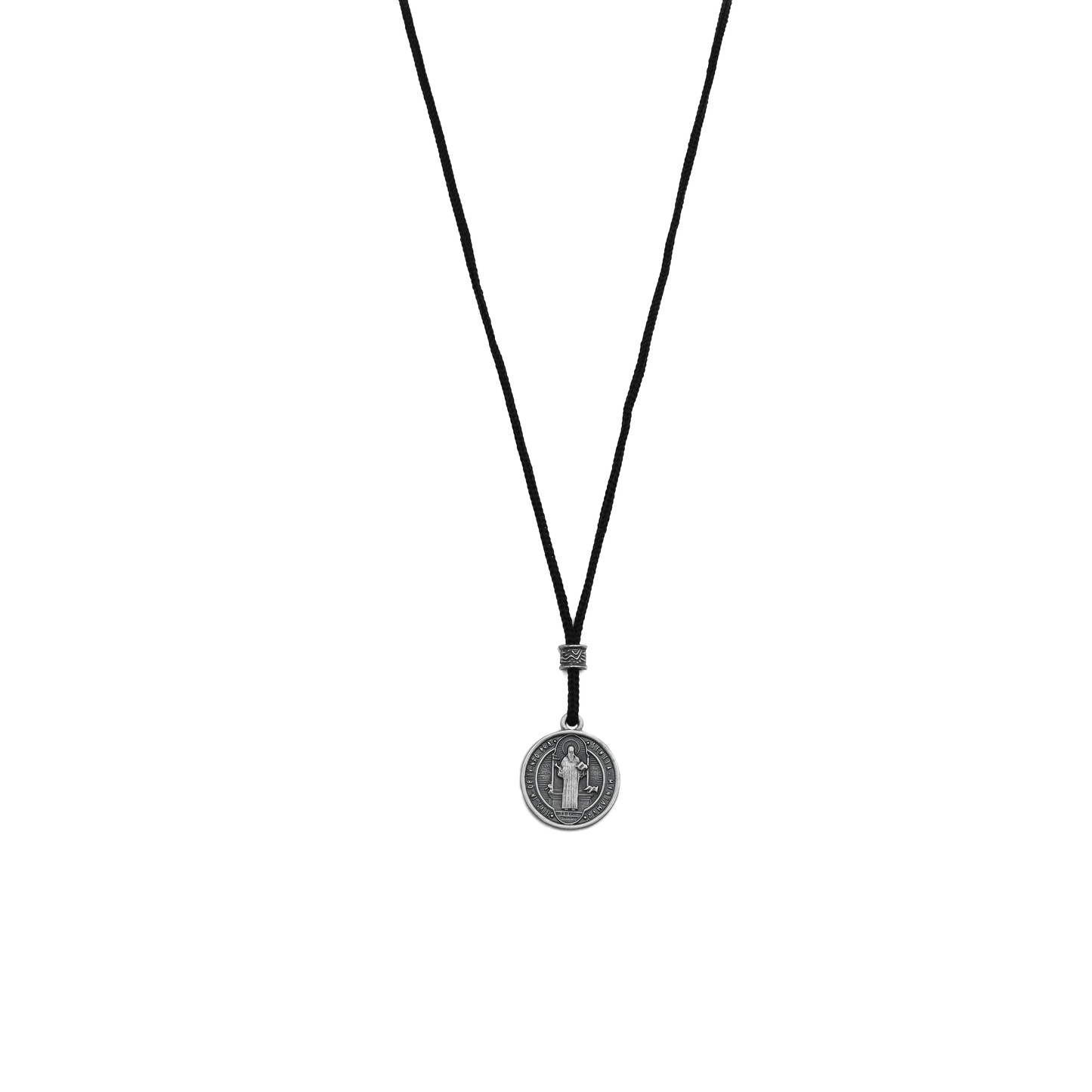 Cordão Medalha de São Bento Prata velha