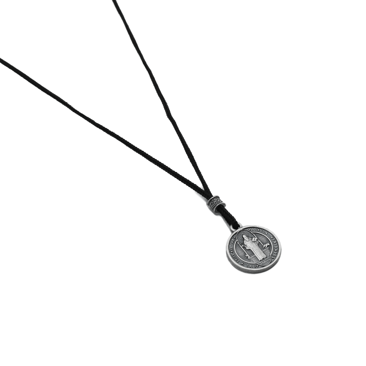 Cordão Medalha de São Bento Prata velha