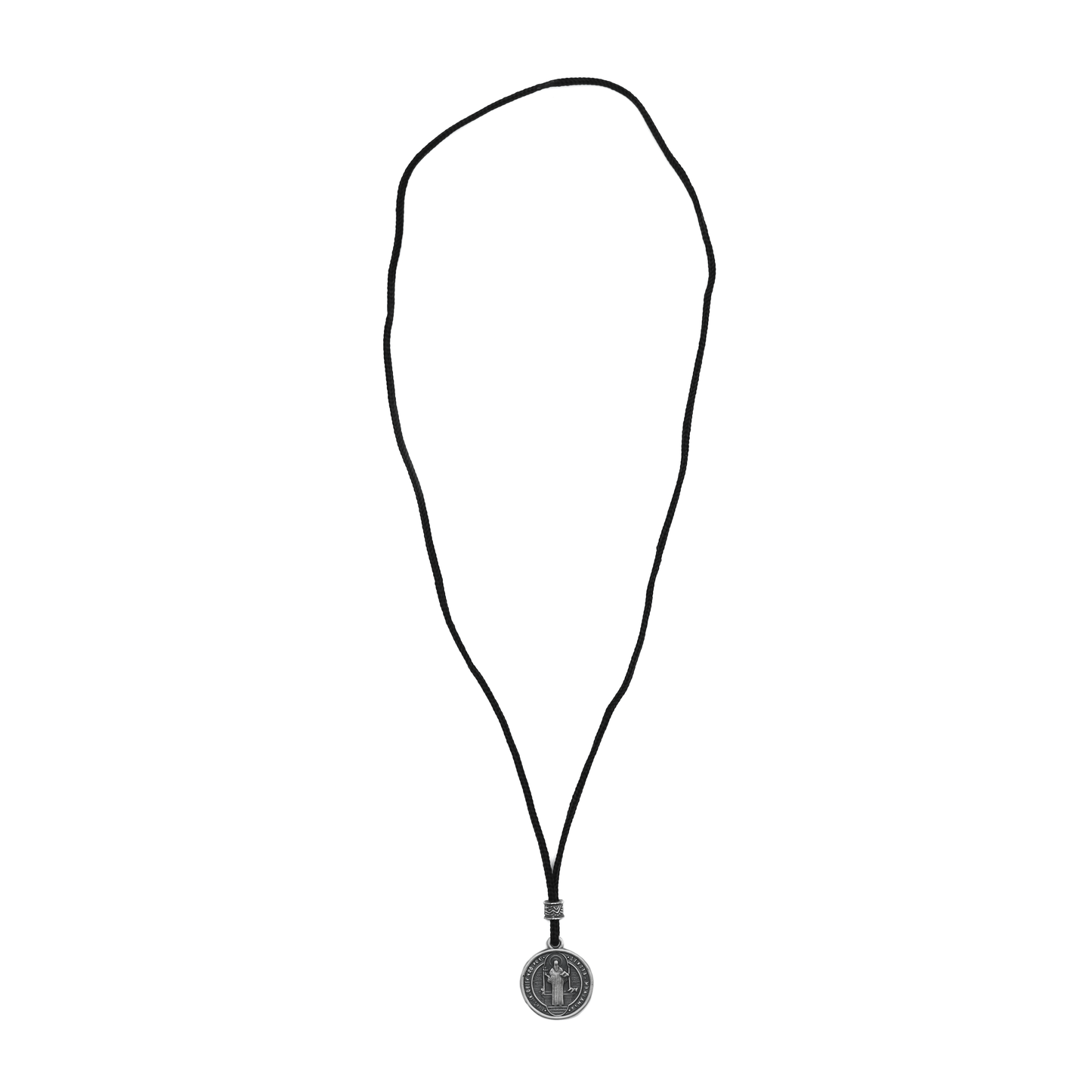 Cordão Medalha de São Bento Prata velha