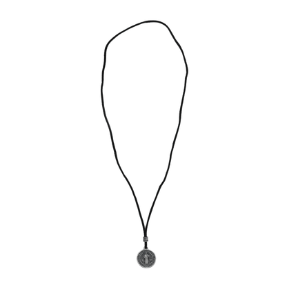 Cordão Medalha de São Bento Prata velha