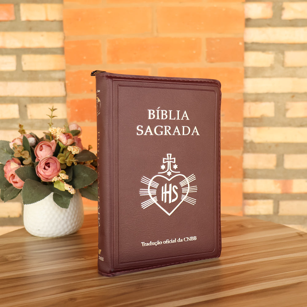 Bíblia Sagrada Tradução Oficial da CNBB  Capa  Zíper  Hesed
