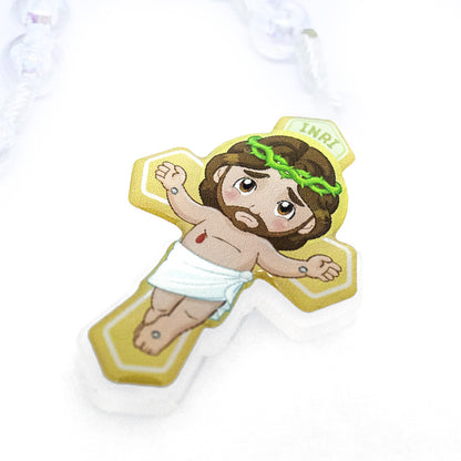 Terço Bolsinha Manto Infantil - Nossa Senhora de Fátima