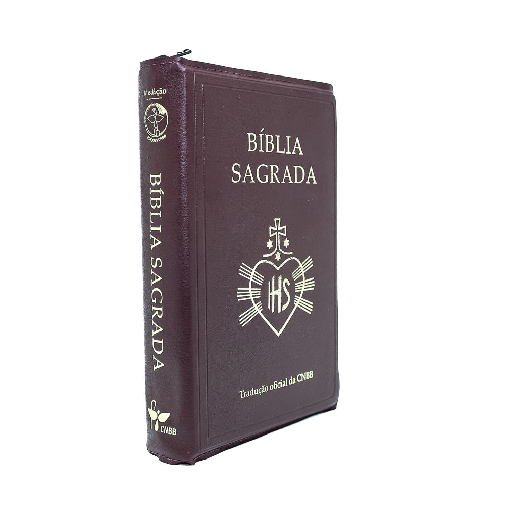 Bíblia Sagrada Tradução Oficial da CNBB  Capa  Zíper  Hesed