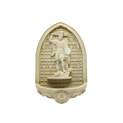 Pia para Água Benta em Pó de Pedra São Miguel 14cm - Hesed