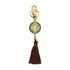 Chaveiro Medalha São Bento Colorida com pompom - Dourado